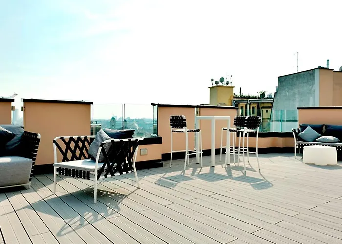 San Babila Duomo View With Shared Rooftop Terrace 아파트 *