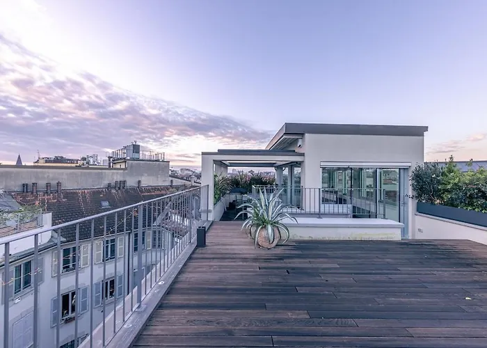 Moscova Elegance And Modern Design With Rooftop Apartmán *