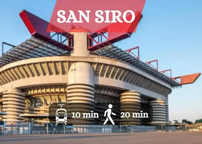 San Siro-a 10 Min A Piedi Da San Siro Con Wifi Apartmán Milán