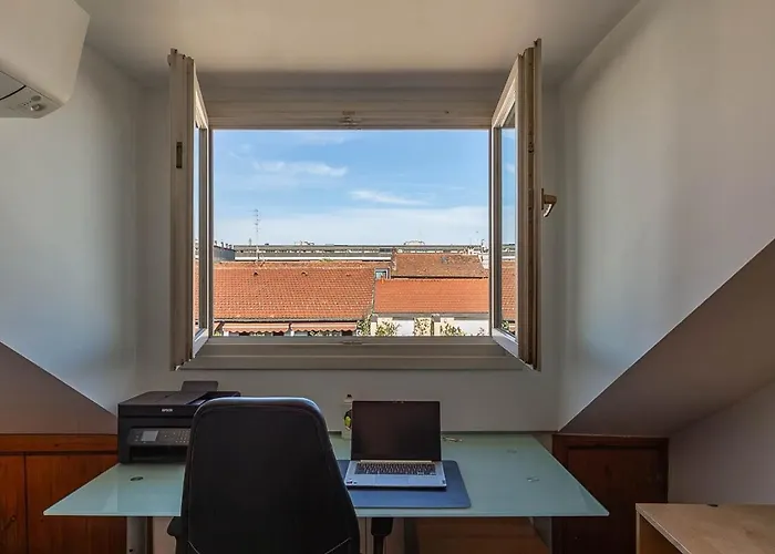 Station 10 Min Private Terrace Skyview 6 Pax * Milano