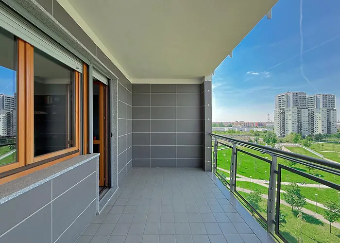 80m2, 7 Piano, Bilocale Con 2 Terrazze E 2 Bagni Apartmán *