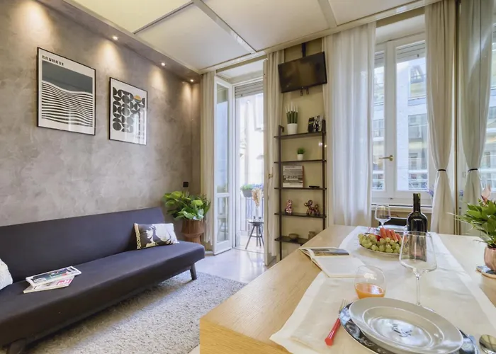 Cerva - Cozy 1 Bedroom With Balcony In San Babila By Rentopolis Daire Milano