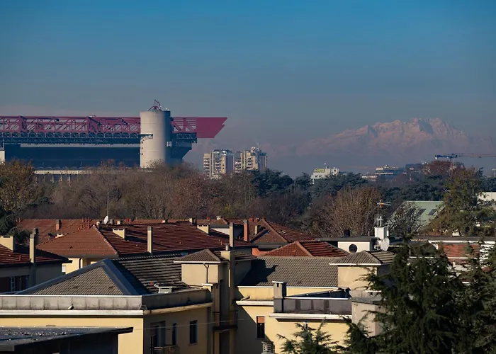 Design Flat With Terrace At 10 Min San Siro Stadium