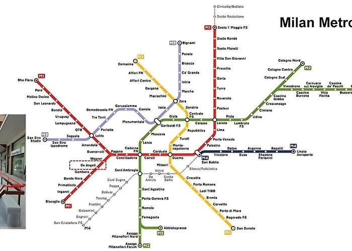 Elegant Self Check-in Metro To Duomo 12 아파트 *