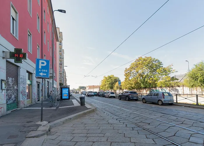 Guesthost - Cute Navigli דירה *