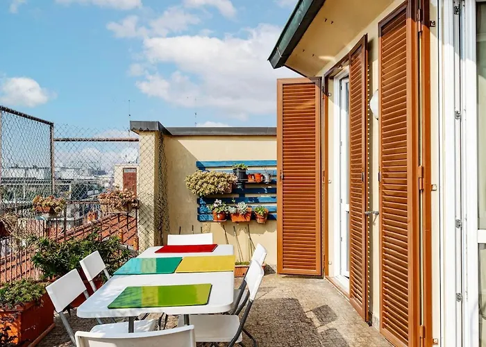 Apartment Center Rooftop With Terrace In Porta Romana Mailand