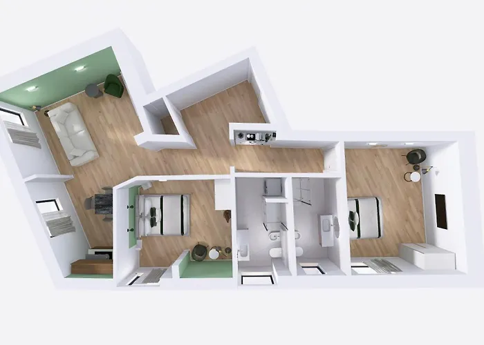 The Rent - Spacious And Renovated Two-bedroom Downtown *