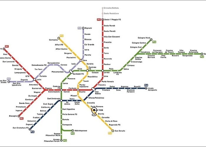 Only 10 Min To Duomo, Free Private Parking Easy Living 아파트 밀라노