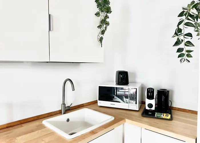 Apartment Peaceful Oasis With Balcony And Parking,