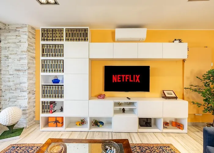 Skyline Penthouse - Terrazzo Panoramico & Metro 5min 公寓 *