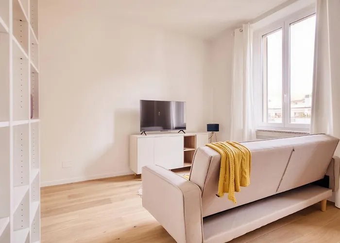 Modern And Strategic 1-br Flat D - Station Apartmán Milán