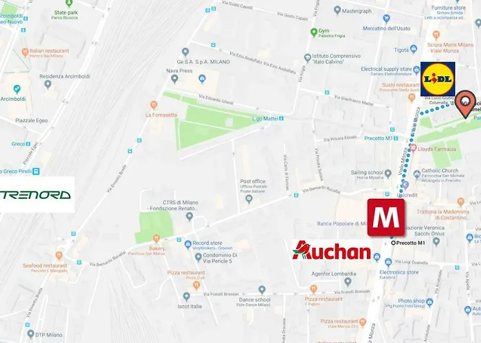 Flat With Private Garden- Direct Metro Connection To Duomo In 15 Min Milánó