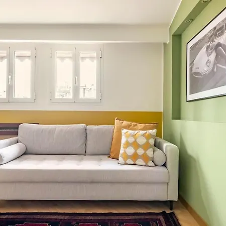 The Color-block House Apartment Milan
