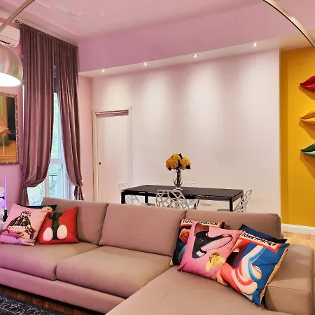 Designed Pop 2 Bedrooms, 2 Baths In Center - Wifi, Ac, Steps From Subway M1 And M2, Station And Airport Connected Apartment Milan
