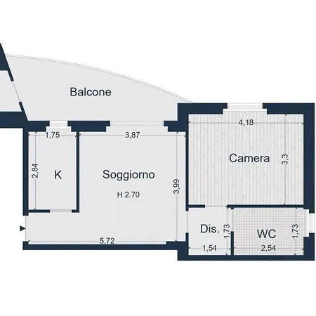 Flo House, Bicocca Appartement *