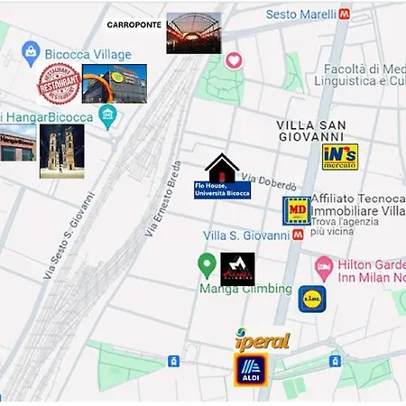 Apartman Flo House, Universita Bicocca Milánó