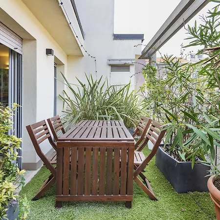 公寓 Giresio 41 - Your Penthouse With Rooftop Garden In Navigli - Wifi *