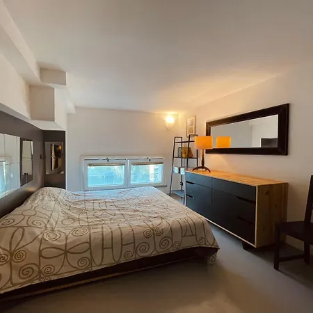 Apartament Ampio Loft Su Due Livelli Con Giardino Mediolan