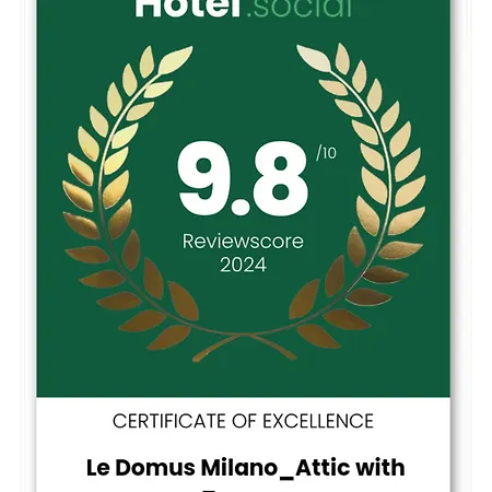 Le Domus Milano_attic With Terrace Lägenhet Milano