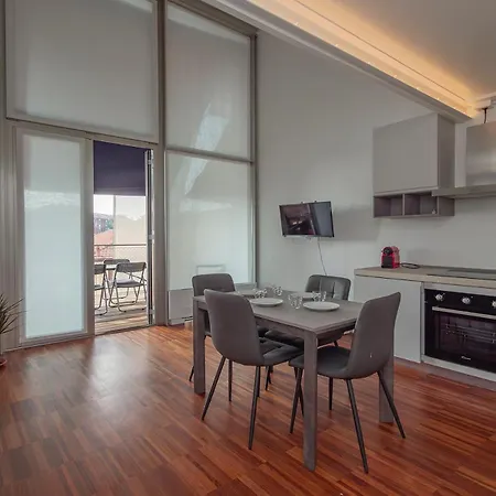 Luxury Loft - Terrazzo E Posto Auto - Adriano 51b Apartman Milánó