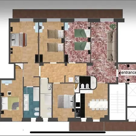 Lejlighed Private Luxury 5 Bedroom - Station