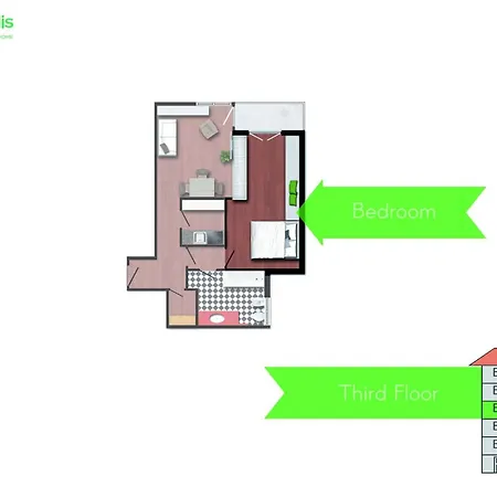 Stylish & Cozy Brera District 1br By Rentopolis