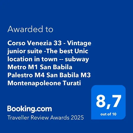 Corso Venezia 33 아파트 *