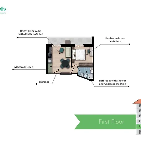 Functional & Modern In Nolo District By Rentopolis Apartment *
