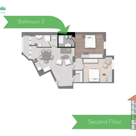 Spacious 2bdr With Balcony Arco-sempione Area, By Rentopolis * Milan