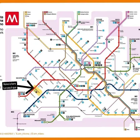 Bilocale In Bande Nere-metro Rossa Duomo شقة *