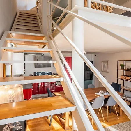 Loft Design On 3 Levels Near The Polytechnic Appartement *
