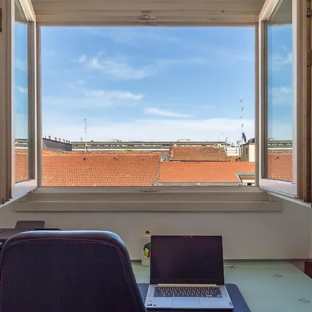 Appartamento Station 10 Min Private Terrace Skyview 6 Pax Milano