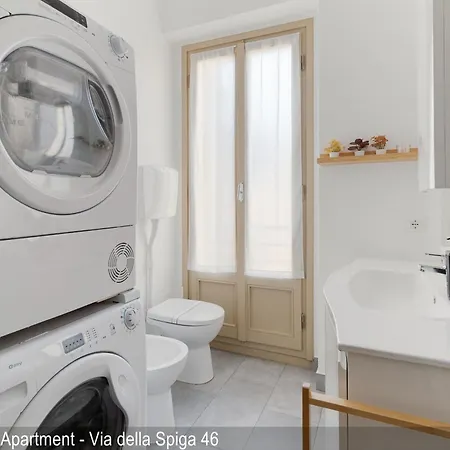 Vendégház Brera In Via Della Spiga Milánó