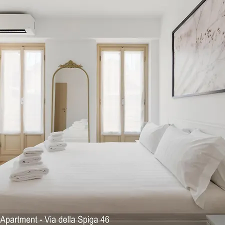 Vendégház Brera In Via Della Spiga Milánó