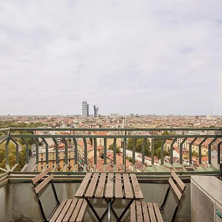 公寓 Amazing Skyline Apartment, Brera
