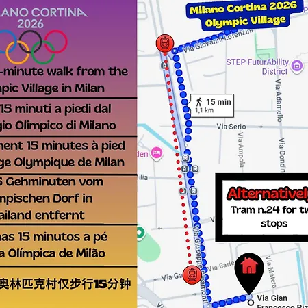 Prada District Elegant - 20 Min To Duomo Di 밀라노