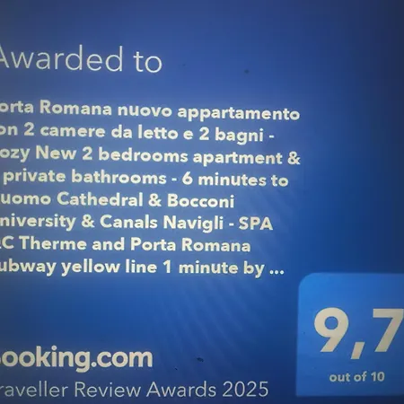 With Free Parking Garage - Con Parcheggio Incluso Nuovo Con 2 Da Letto E Due Bagni - New With 2 Bdrooms 2 Bathrooms- Jellow Subway Metro Gialla Porta Romana 3 Stops To Duomo דירה *