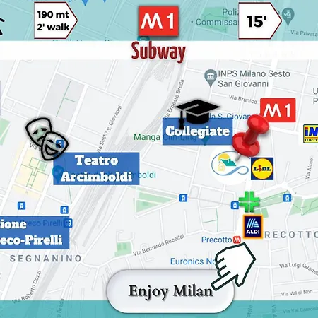 Appartamento Allegra House Milano