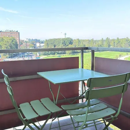 Fresh Nordic Flat With Balcony - San Siro Stadium Lejlighed Milano