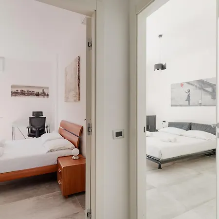 Lägenhet Navigli Modern Hub - 3 Matrimoniali E 2 Bagni Milano