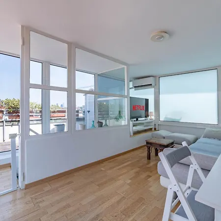 10' Navigli, Penthouse With Panoramic View Apartament *