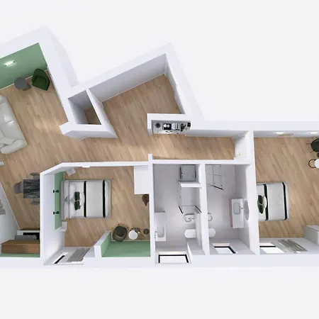 The Rent - Spacious And Renovated Two-bedroom Downtown *