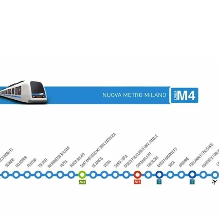 דירה Arca M4 Forlanini Free Parking מילאנו