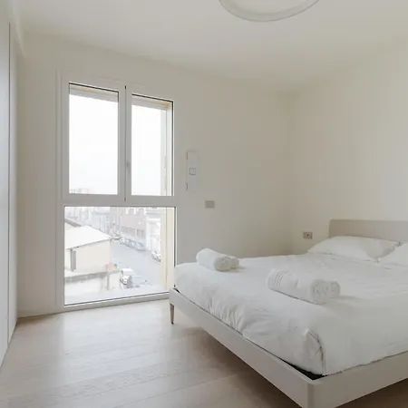 Guesthost - Lambrate Modern Flat With Terrace 아파트 *