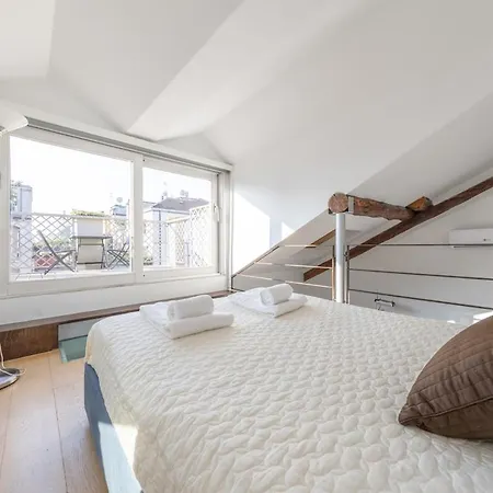 Terrazza Di Lusso In Porta Venezia, 1bdr Con Ac Apartment *