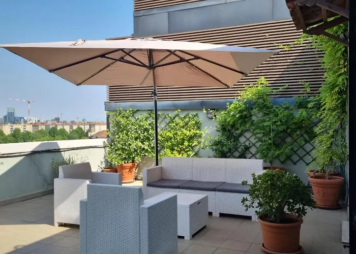 Breathtaking Penthouse Life Sky Apartment-mico 아파트 밀라노