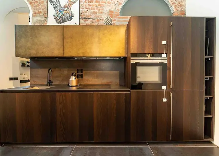 아파트 Prestigioso Loft In San Babila A 5 Min. Dal Duomo 밀라노