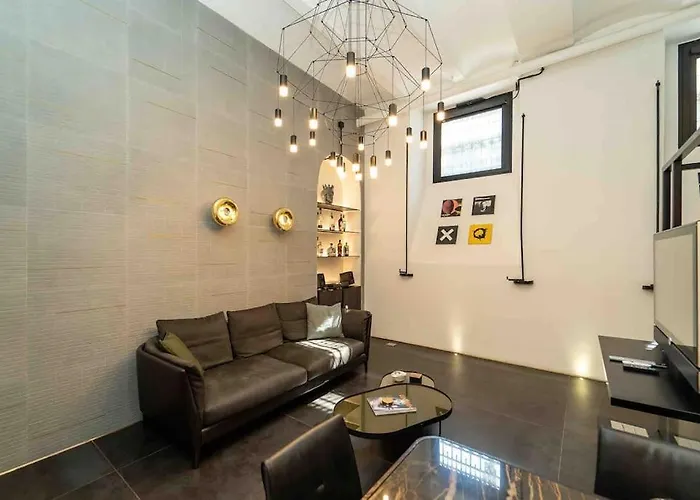 Prestigioso Loft In San Babila A 5 Min. Dal Duomo 아파트