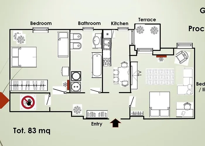 Garden Procaccini דירה