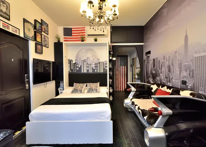 Stupendo Di Design A Tema America- Potente Wi-fi Ottimo Il Collegamento Con Aeroporto Di Malpensa E Rho Fiera, Vicino Metro Apartmán Milán